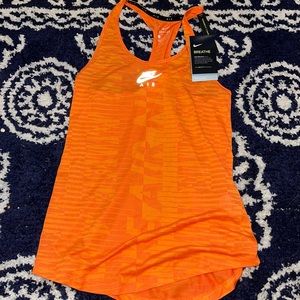 Orange Nike razor back T